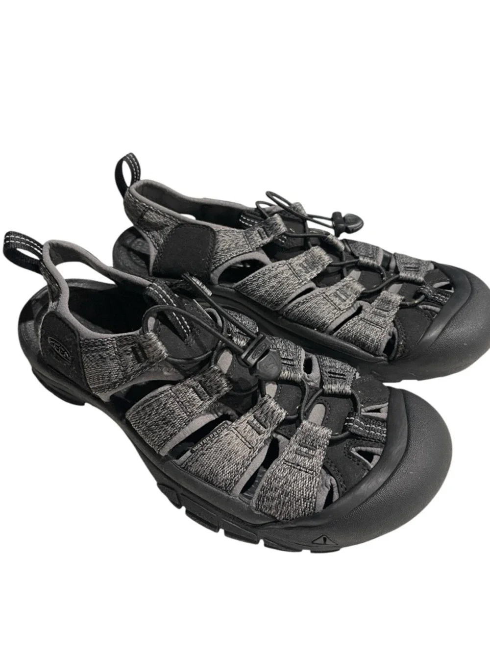 Keen Men’s Newport H2 Sandal Water And Hiker SZ 9 Black Steel Grey